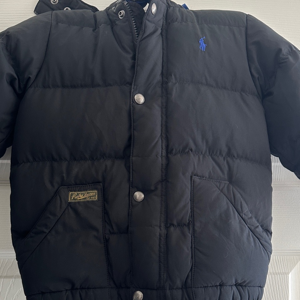 Polo Ralph Lauren Black Kids Puffer Jacket